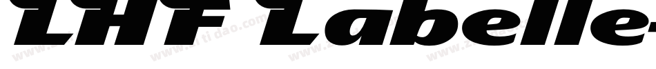 LHF Labelle字体转换